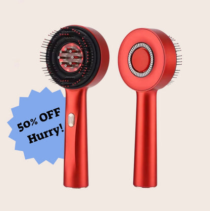 3‑in‑1 Red Light Hair & Scalp Massager for Stronger Hair