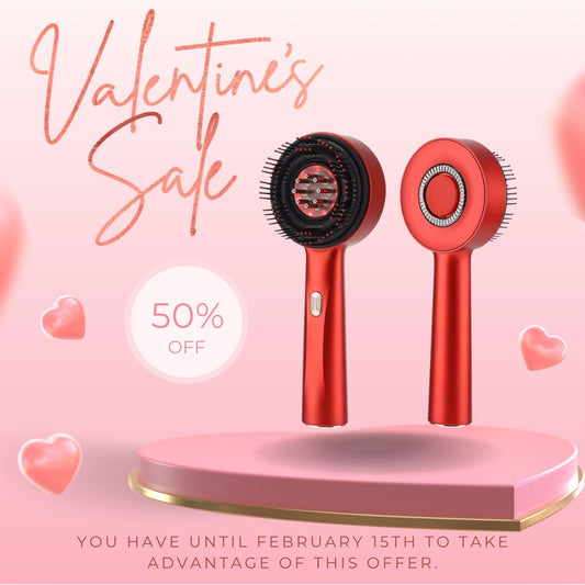 3‑in‑1 Red Light Hair & Scalp Massager for Stronger Hair